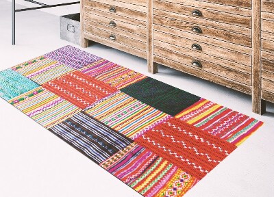 Vinylový koberec pre domácnosť turkish patchwork