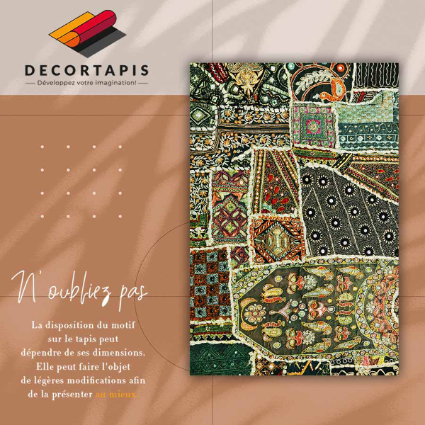 vinylový koberec Turkish patchwork štýl