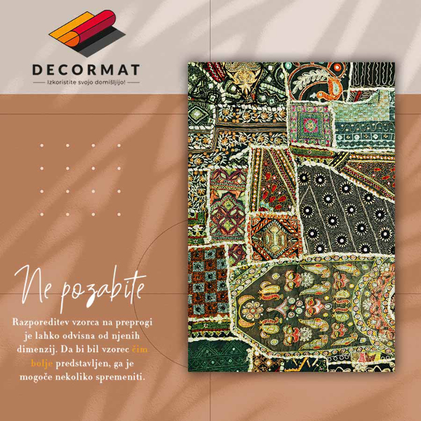 vinylový koberec Turkish patchwork štýl