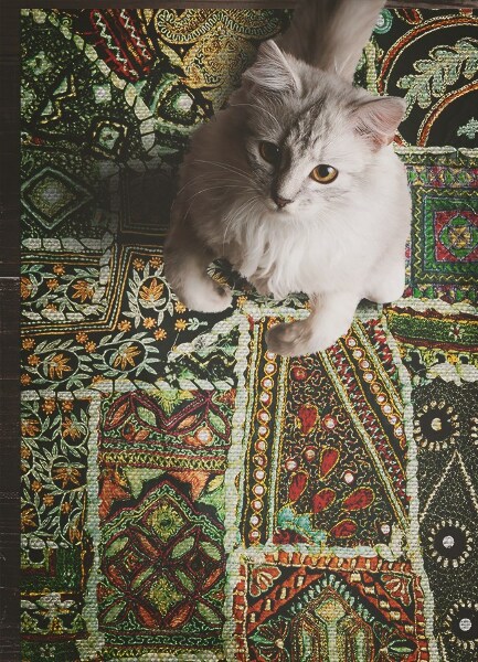 vinylový koberec Turkish patchwork štýl