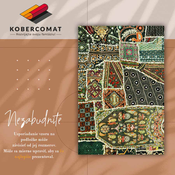 vinylový koberec Turkish patchwork štýl