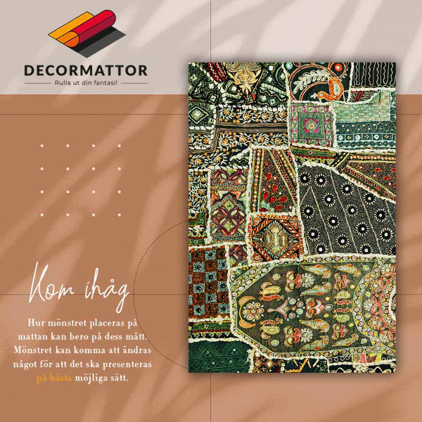vinylový koberec Turkish patchwork štýl