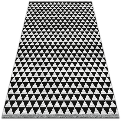 Vnútorné vinylový koberec trojuholníky vzor