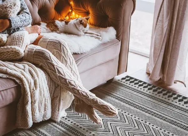 Vinylový koberec pre domácnosť Stripes a kľučkovanie