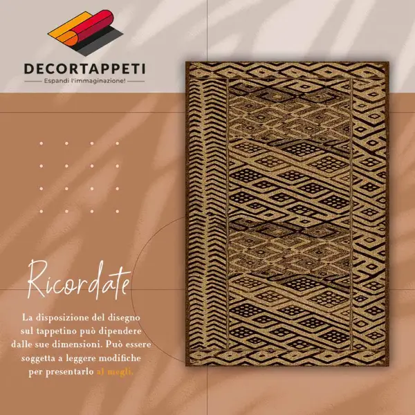 Vnútorné vinylový koberec etnické pattern