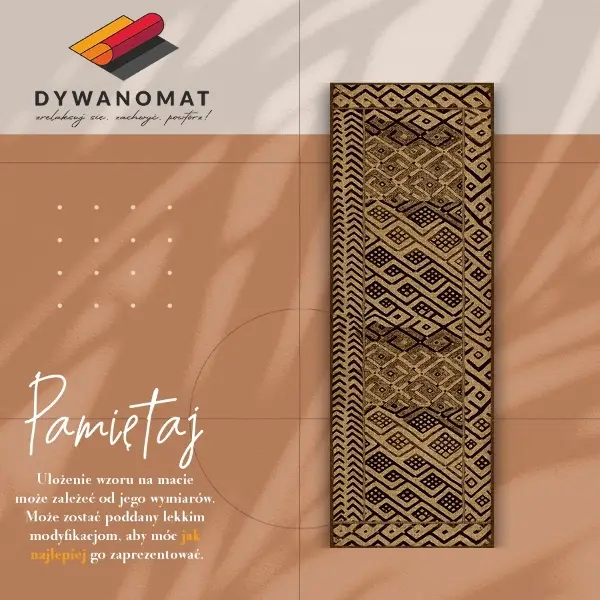 Vnútorné vinylový koberec etnické pattern