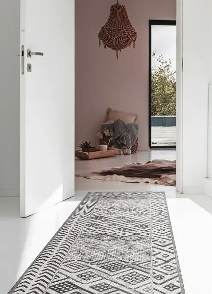 Vnútorné vinylový koberec etnické pattern