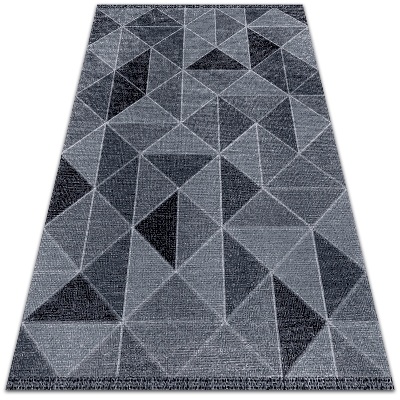Univerzálny vinylový koberec Štvorce a trojuholníky