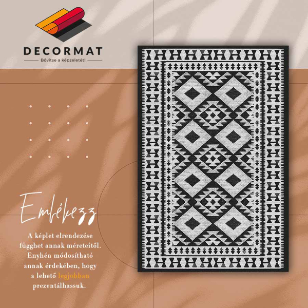 Módne vnútorná vinylový koberec retro pattern