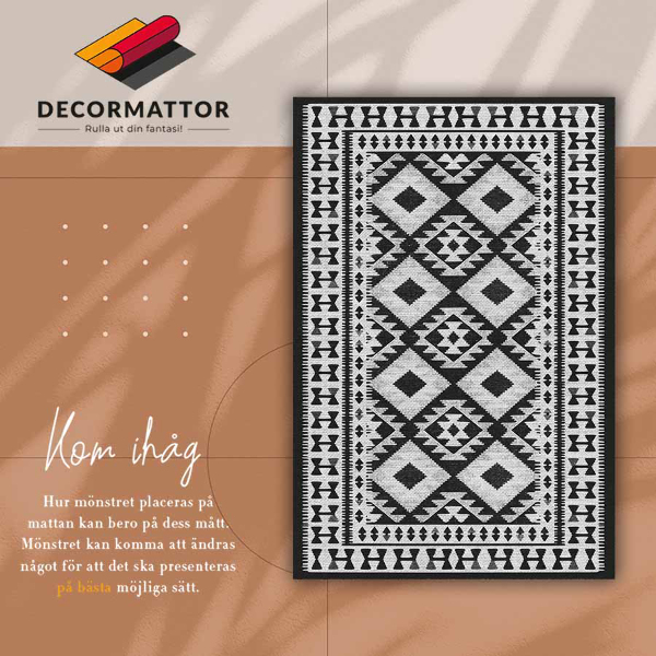 Módne vnútorná vinylový koberec retro pattern