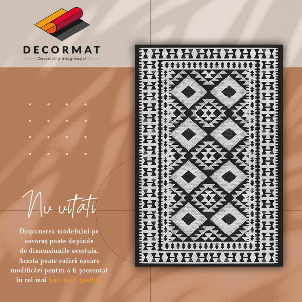 Módne vnútorná vinylový koberec retro pattern