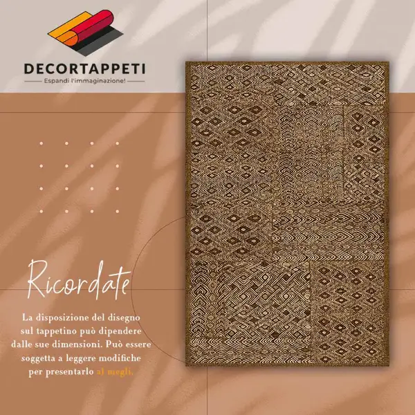Vinylová rohož pre domácnosť tribal pattern