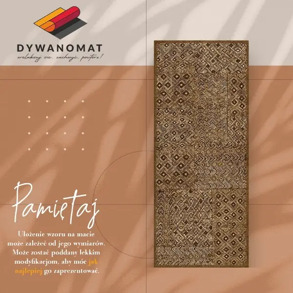 Vinylová rohož pre domácnosť tribal pattern