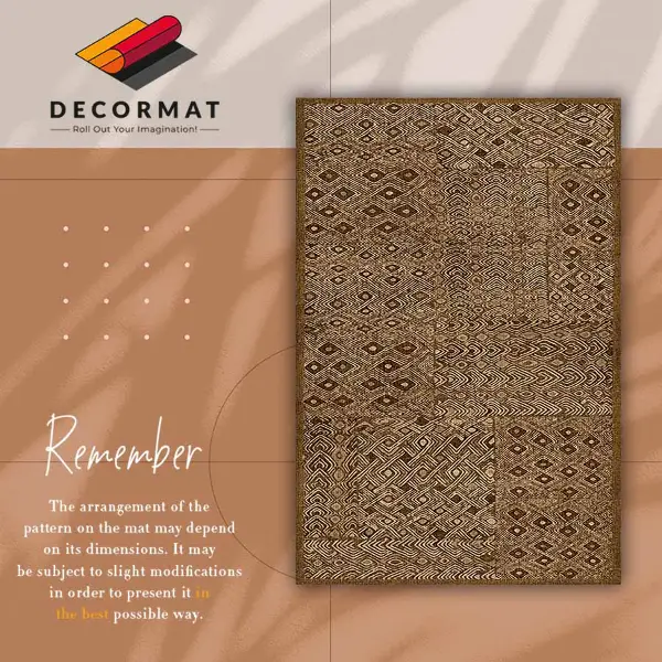 Vinylová rohož pre domácnosť tribal pattern