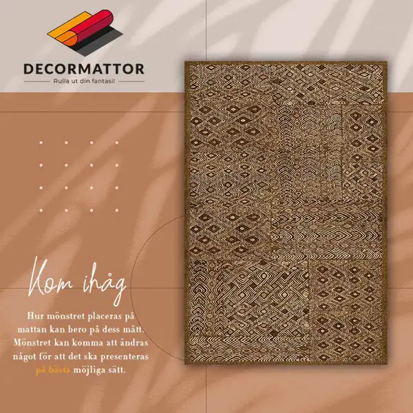 Vinylová rohož pre domácnosť tribal pattern