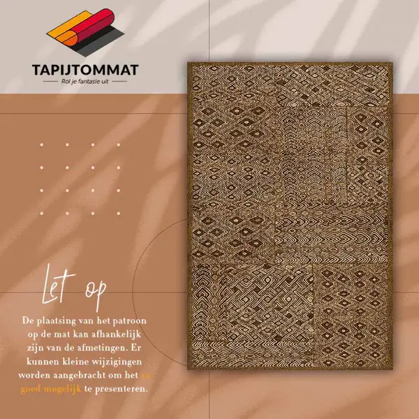 Vinylová rohož pre domácnosť tribal pattern