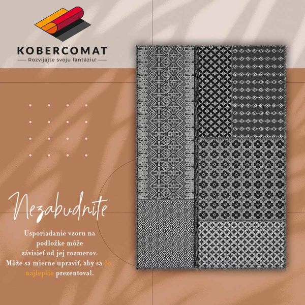Módne vinylový koberec Aztec style