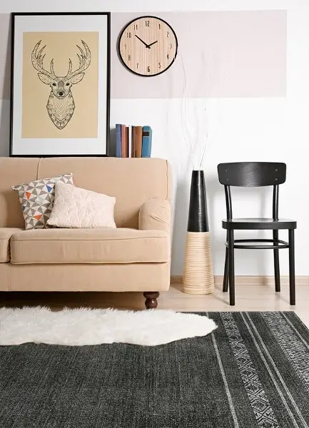 Vinylový koberec pre domácnosť africký vzor