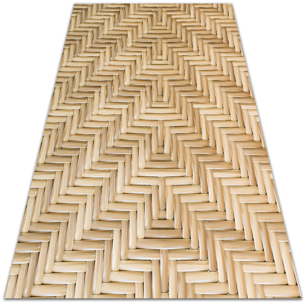 Módne vinylový koberec prútený textúry