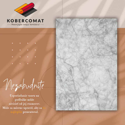 Módne vinylový koberec Marble betón