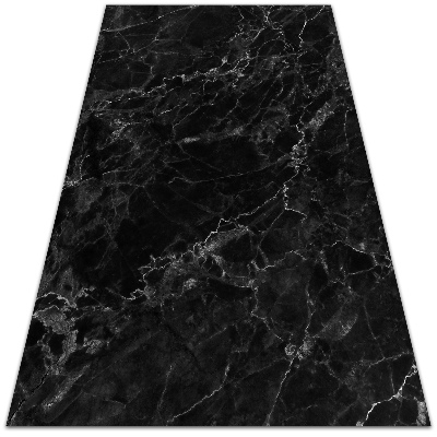 Vnútorné vinylový koberec čierny mramor