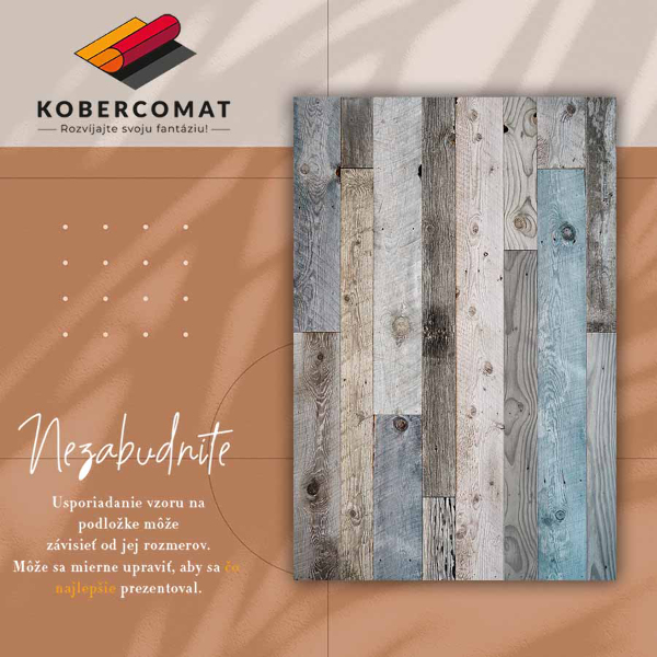 Vnútorné vinylový koberec staré dosky