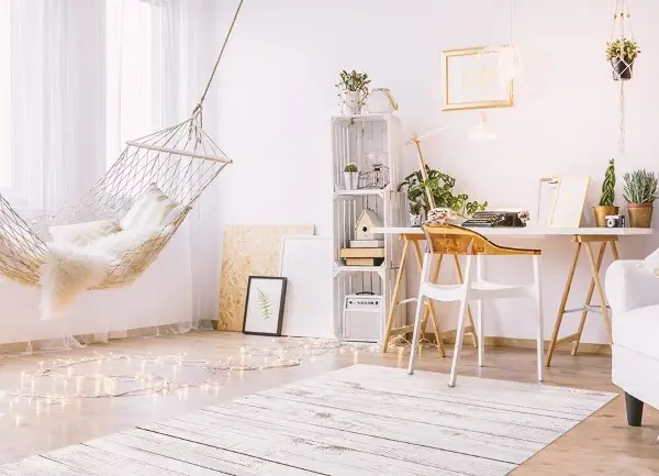 Módne vinylový koberec Biele tabule textúry