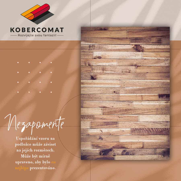 Módne vnútorná vinylový koberec vzorec dosky