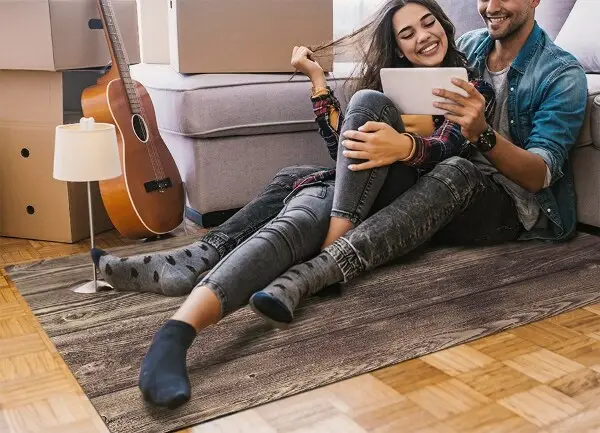 Módne vinylový koberec krásna board
