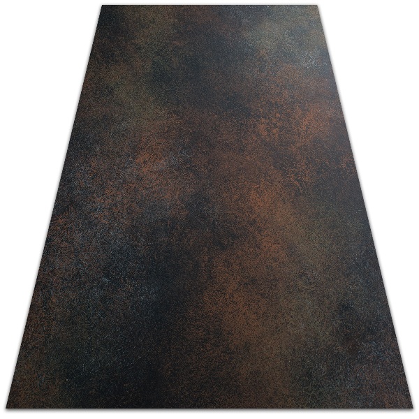 Módne vinylový koberec zhrdzavený list