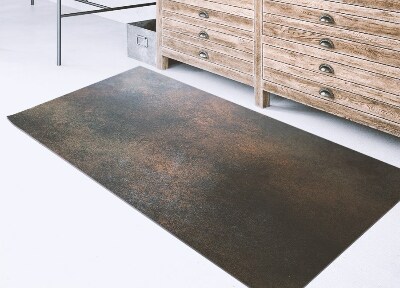 Módne vinylový koberec zhrdzavený list