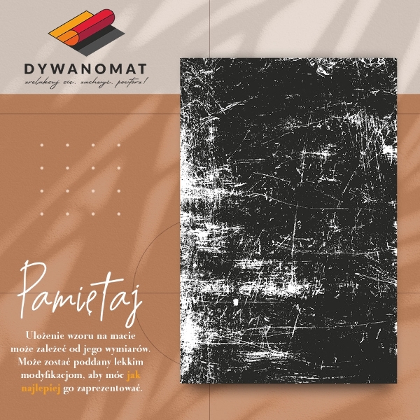 Módne vinylový koberec Black poškriabaný betón
