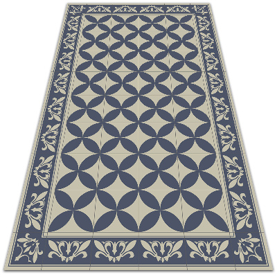 Vnútorné vinylový koberec vzor Azulejos