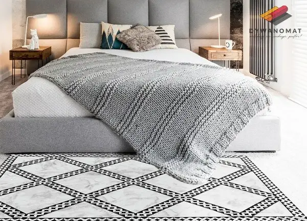 Vnútorné vinylový koberec Marble pattern