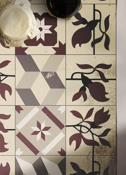 Módne univerzálny vinylový koberec Magnolia dlaždice