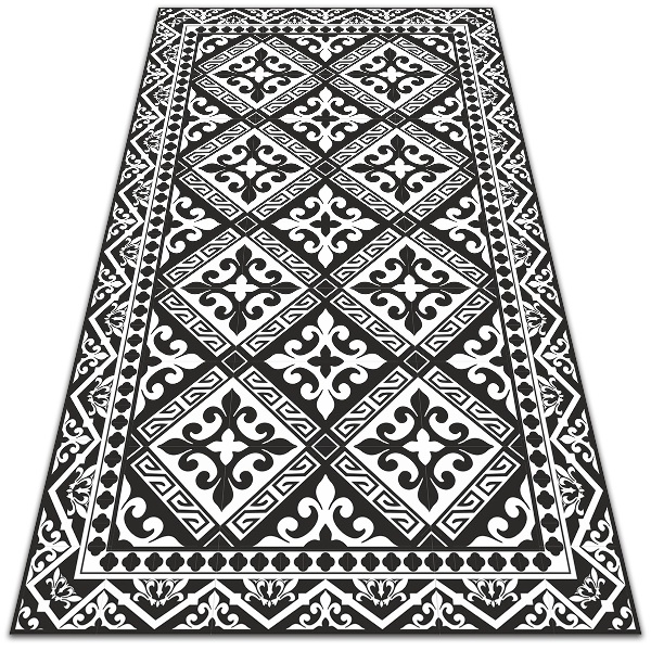 Módne vinylový koberec geometrické vzory