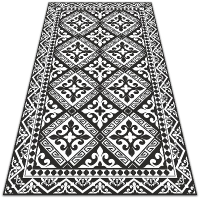 Módne vinylový koberec geometrické vzory