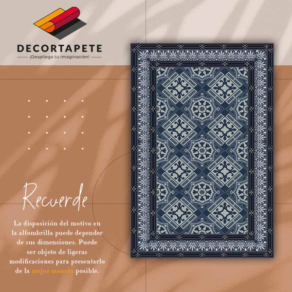 Módne vinylový koberec Navy Talavera