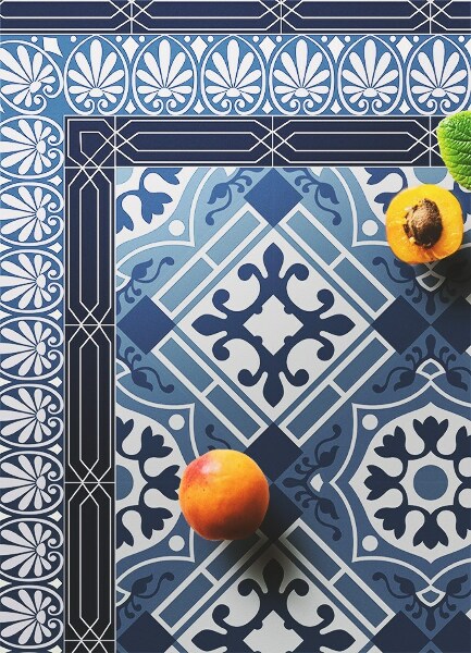 Módne vinylový koberec Navy Talavera