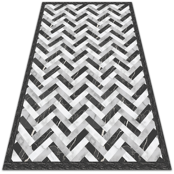 Vinylový koberec pre domácnosť mramor mozaika