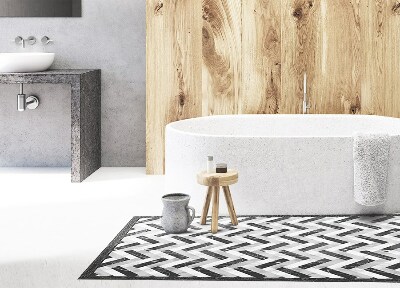 Vinylový koberec pre domácnosť mramor mozaika