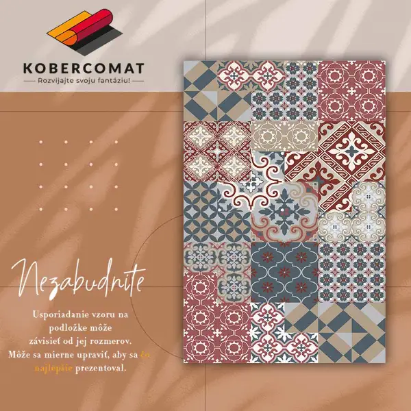 Módne univerzálny vinylový koberec rôzne vzory