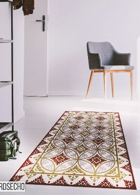 Vinylový koberec pre domácnosť geometrický vzor
