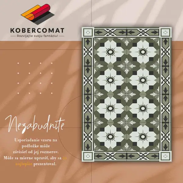 vinylový koberec Kachľové geometrický vzor