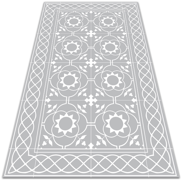 Módne univerzálny vinylový koberec symetrický vzor