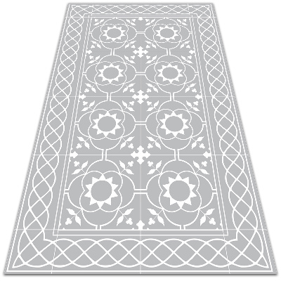 Módne univerzálny vinylový koberec symetrický vzor