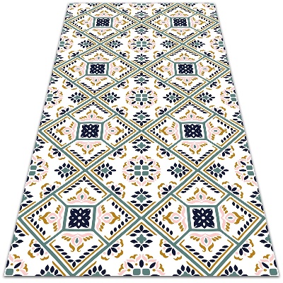 Módne vinylový koberec geometrický vzor