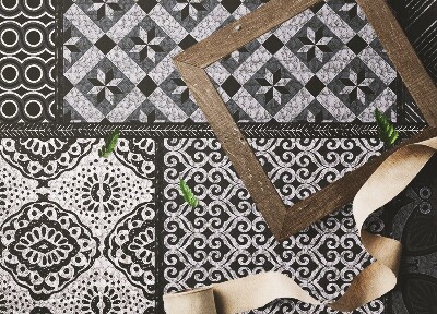 Módne univerzálny vinylový koberec mix vzorov