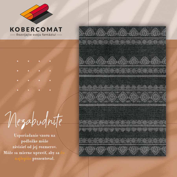 Univerzálny vinylový koberec orientálne chodník