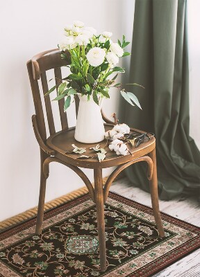 Módne vinylový koberec kvetinovými vzormi